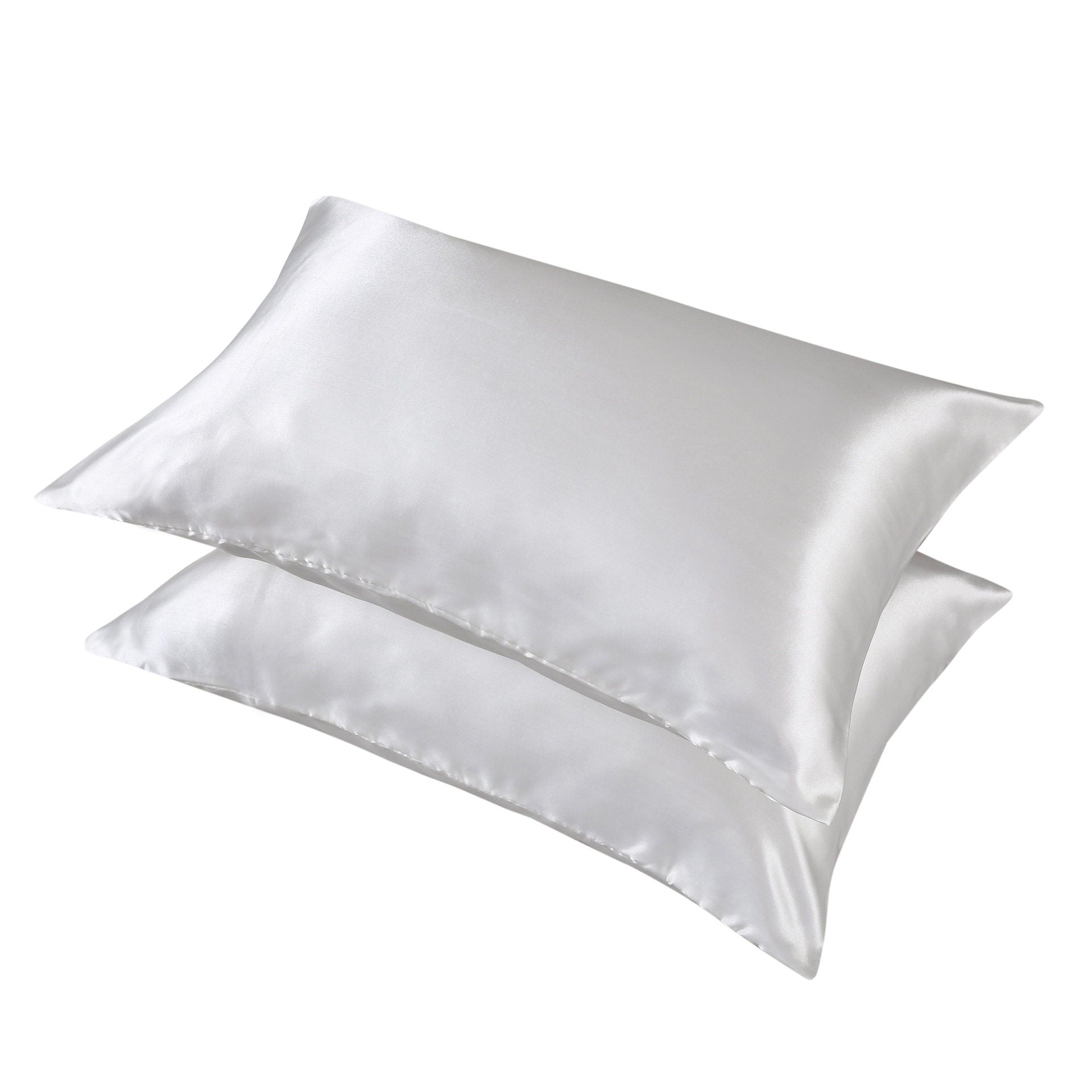 2 Pack Satin silk Pillowcase pillow case pillow cover queen