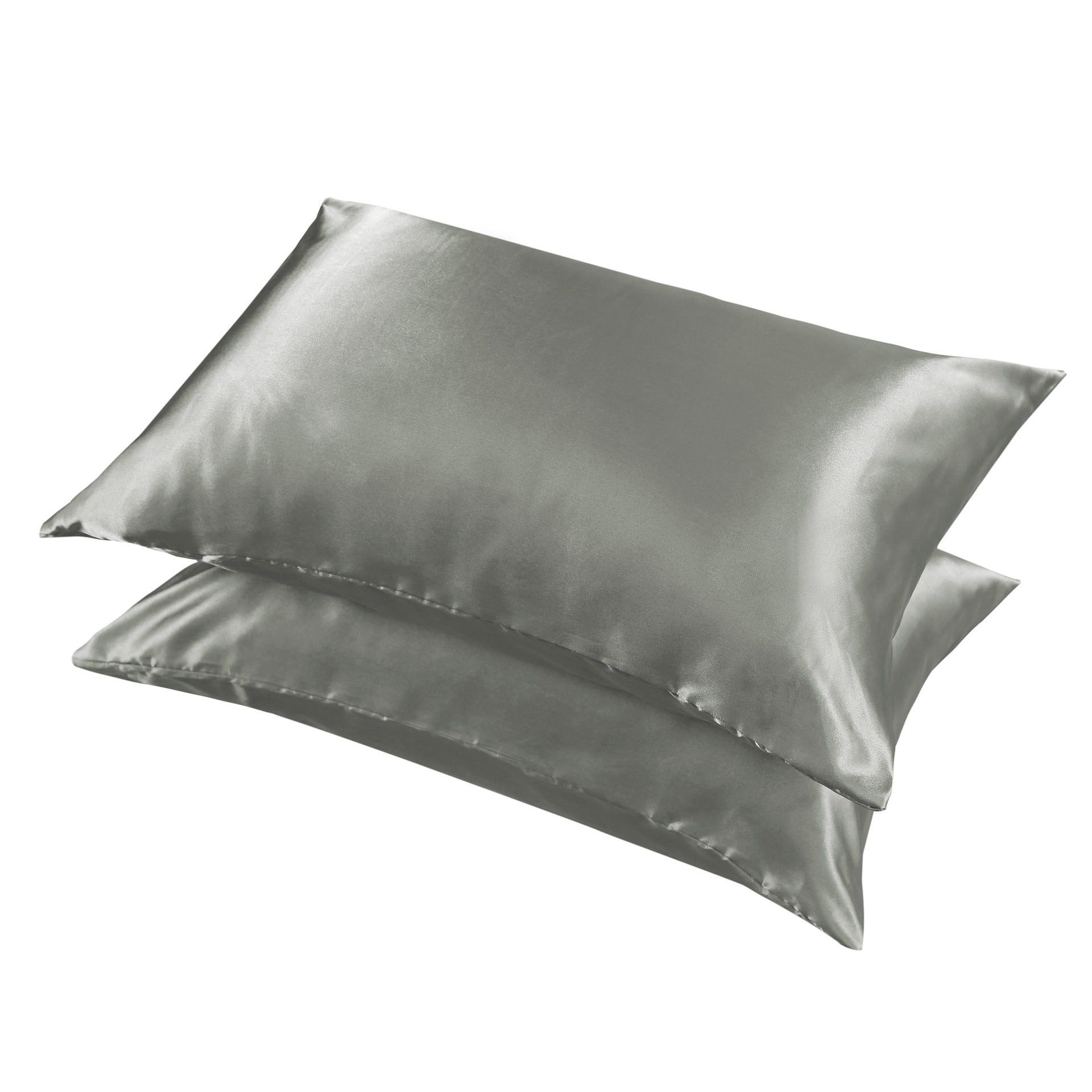 2 Pack Satin silk Pillowcase pillow case pillow cover queen